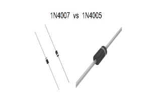 1N4005 vs 1N4007: uma comparação de diodo