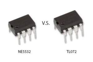 NE5532 e TL072: O que diferencia esses amplificadores operacionais?