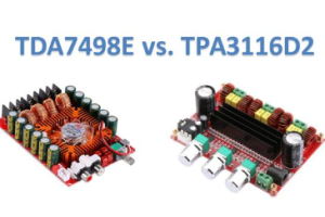 TDA7498E vs. TPA3116D2: Qual amplificador se destaca?