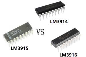 M3914 vs. LM3915 vs. LM3916: As principais diferenças explicadas