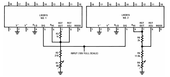 Low Cost Circuit for 60 dB Display