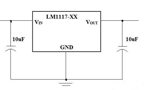 LM1117 Voltage Regulator Circuit